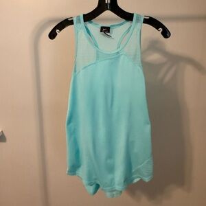 Nike Dri-FIT Teal Racerback Tank Top with Mesh Paneling, size medium